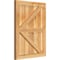 Ekena Millwork Framed Board-n-Batten Shutters w/Z-Bar, Rough Sawn Western Red Cedar, 21 1/2W x 28H, PR RBF06Z21X028RWR - alternate 5